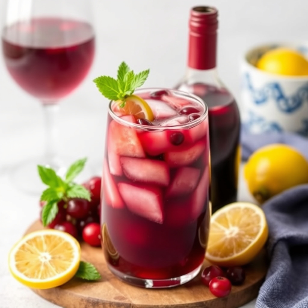 Rødvins-sangria