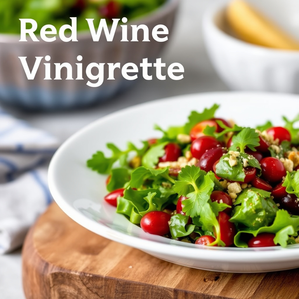 Klassisk rødvinsvinaigrette