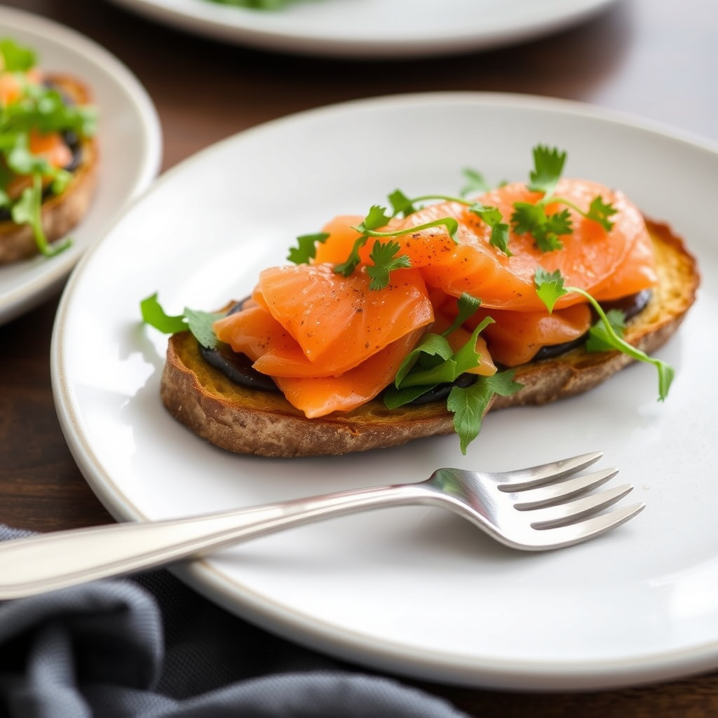 Røkelaks-tartine