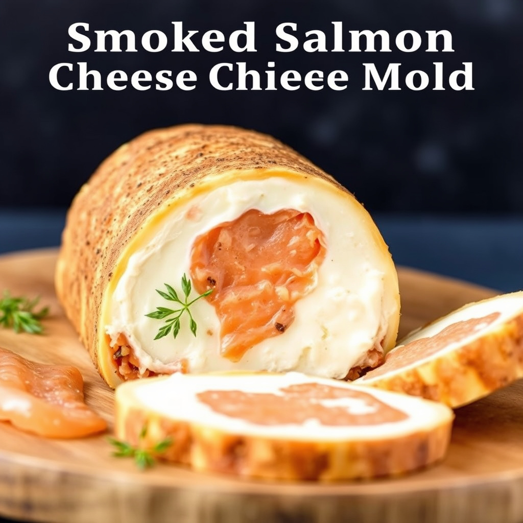 Røkelaksostpudding med dill og mandler