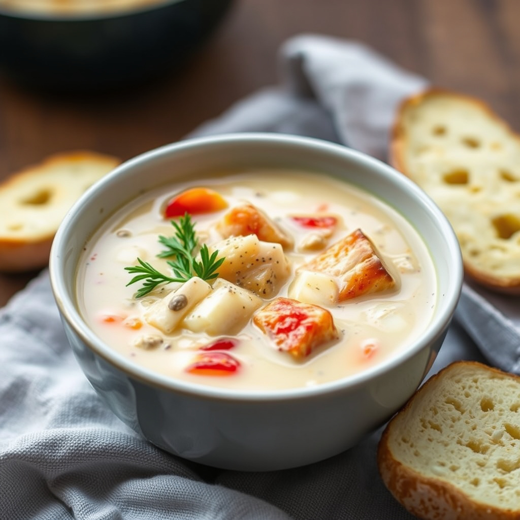 Røkt fiskesuppe