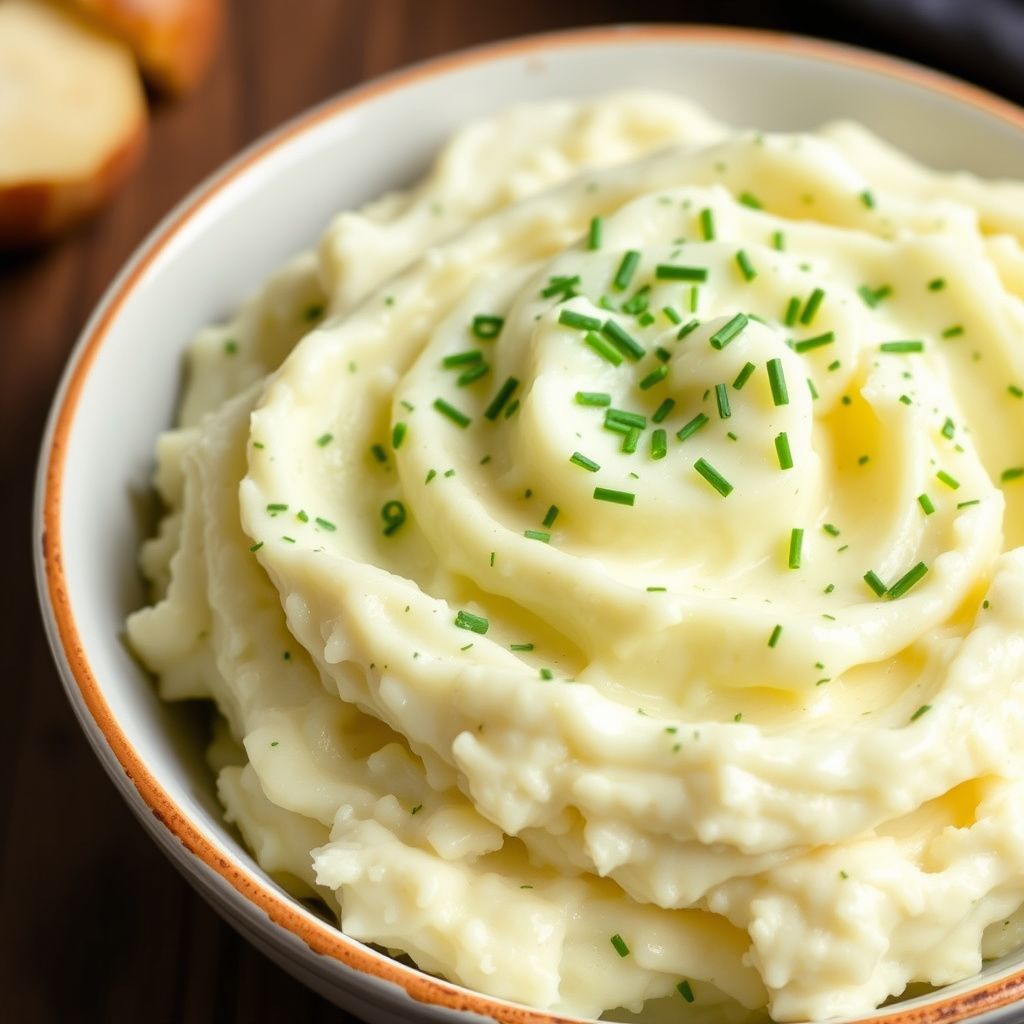 Rømme- og gressløkmosede poteter