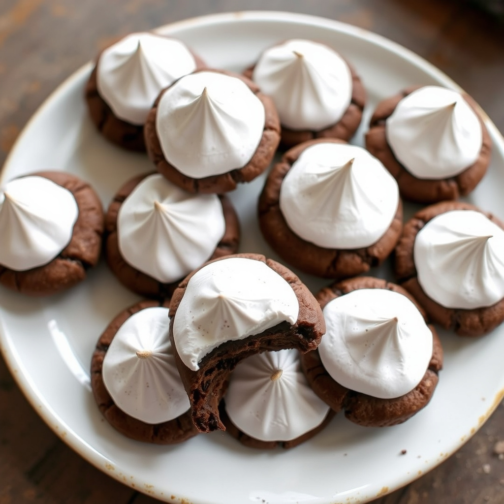 Rons glutenfrie sjokolademarengs-kjeks