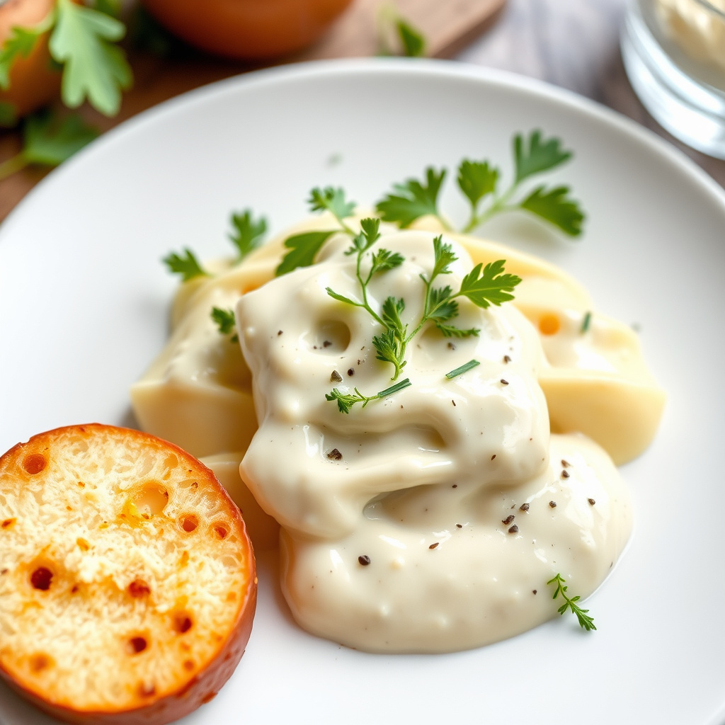 Kremet Roquefort-dressing