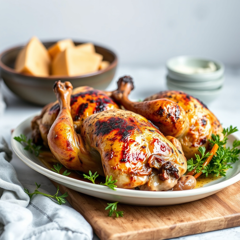 Røstede Cornish Game Hens