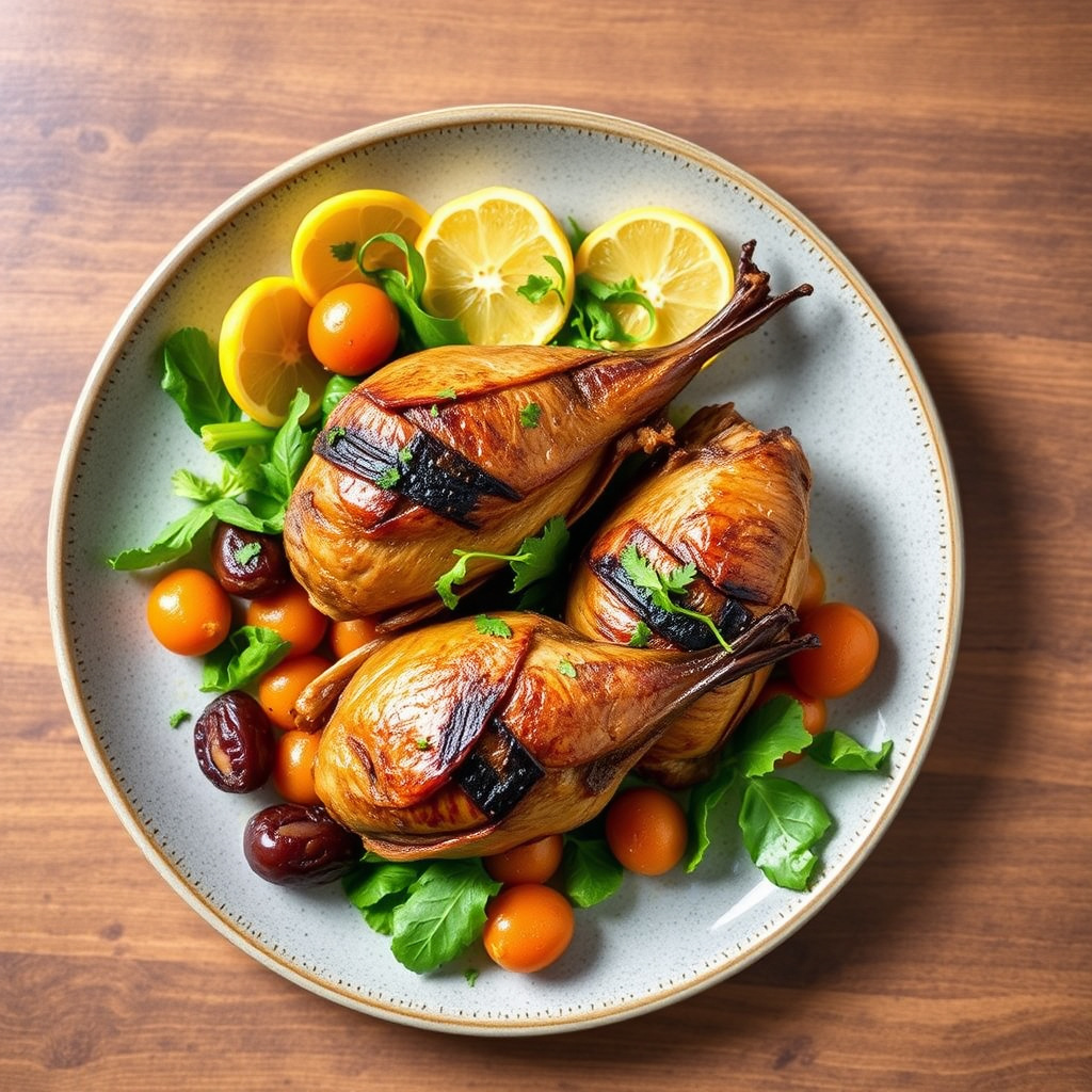 Rostede skotske fasaner med aprikoser og dadler, '21' Club