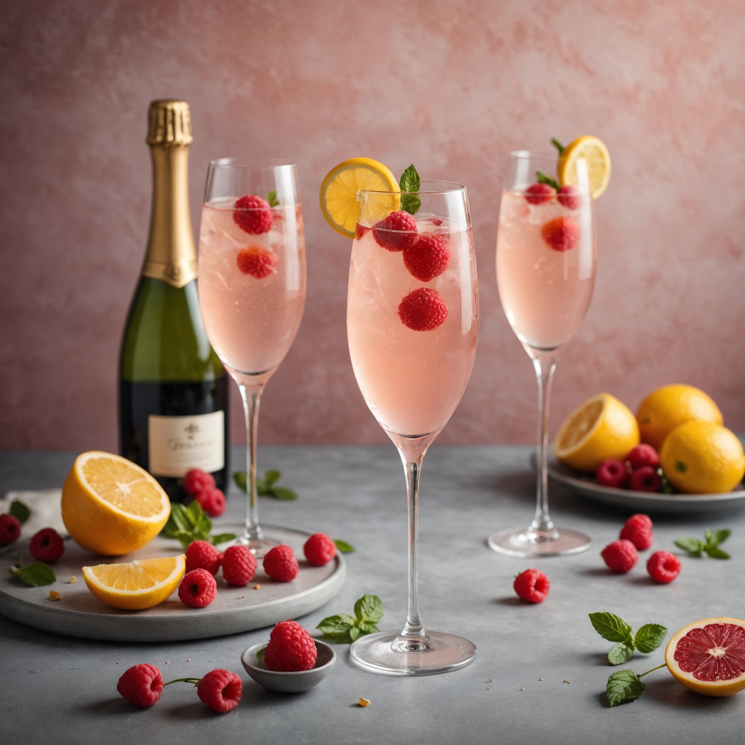 Rosy Prosecco Spritzer