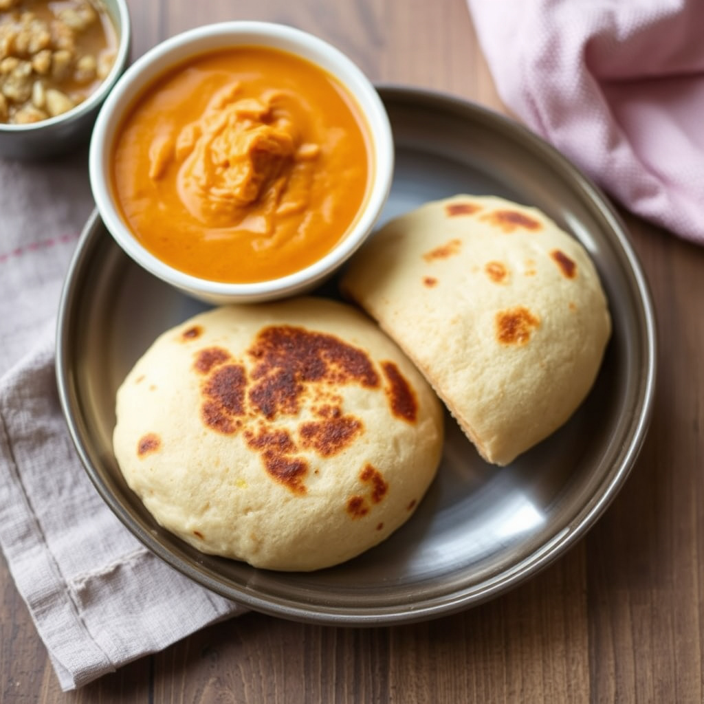 Roti-brød fra India