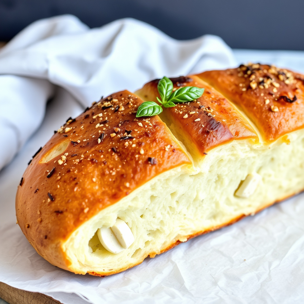 Rustikt italiensk brød