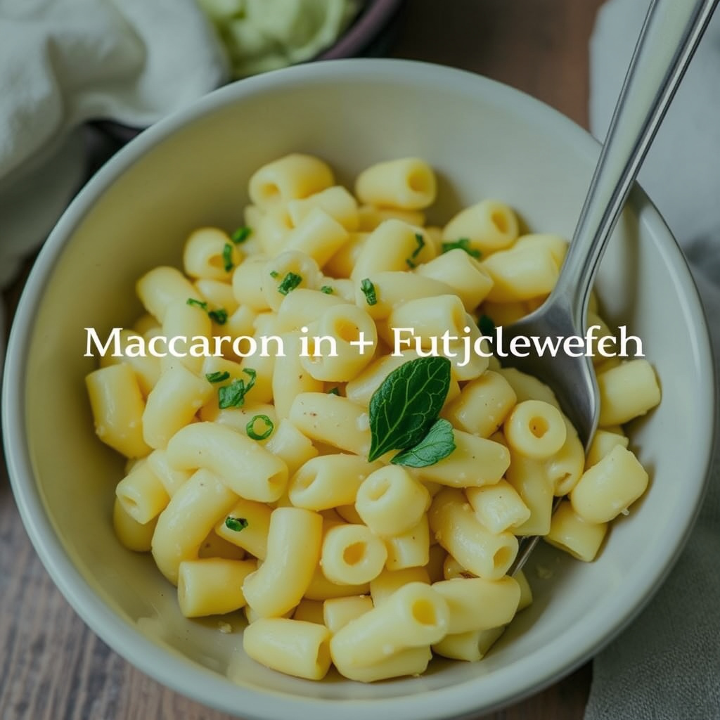 Sage Butter Macaroni og Fire Oste