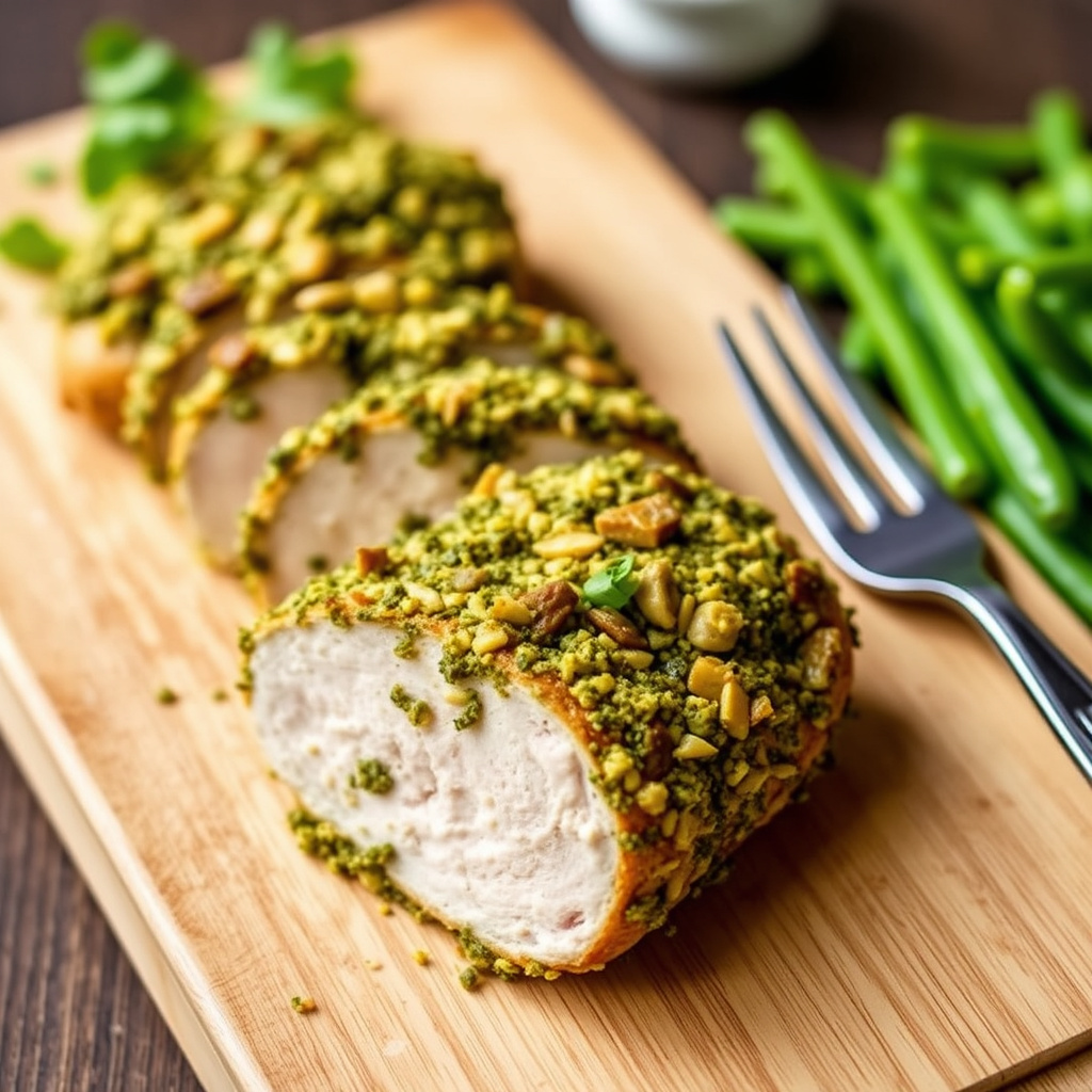 Sage-pesto-omkranset kalkunfilet