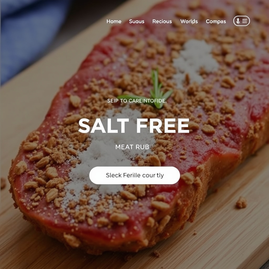 Saltfri kjøttkrydder for grilling