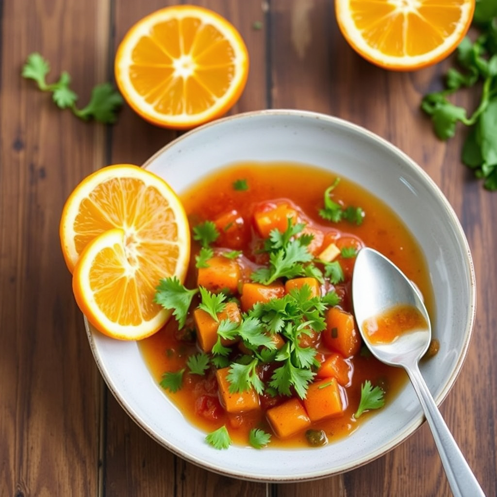 Sambal-appelsin vinaigrette