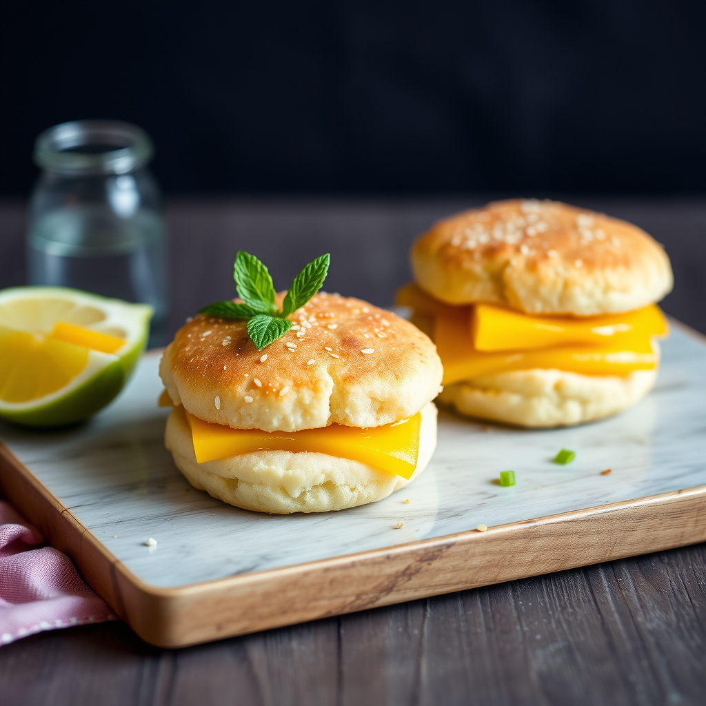 Friske lime- og mangoshortcakes