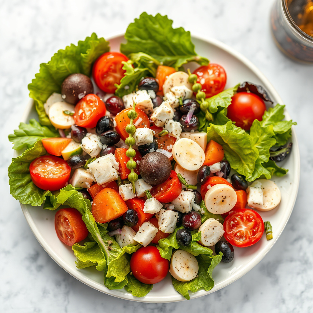 Sederfat salat med lam og eple