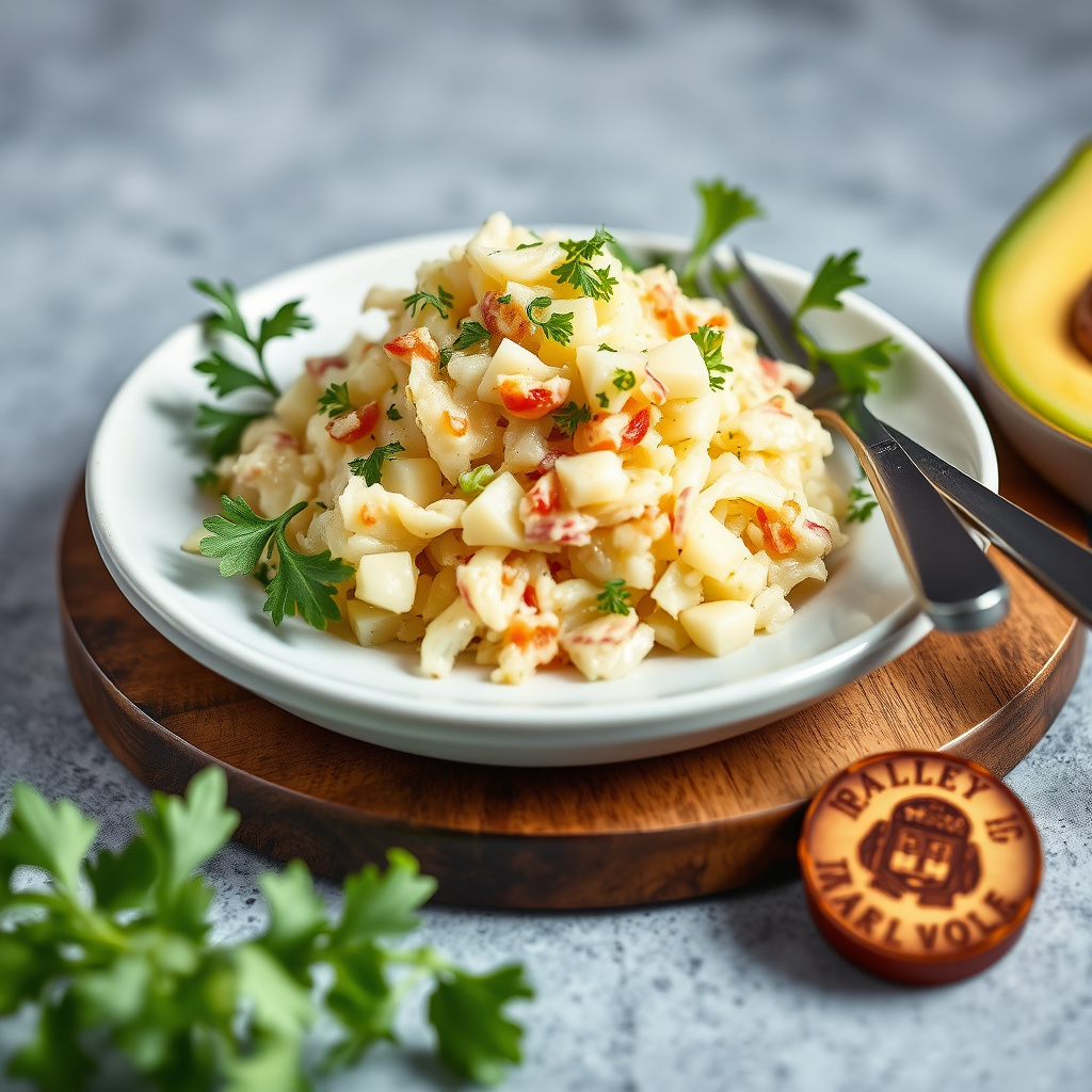 Sellerirotremulade med eple og fennikel