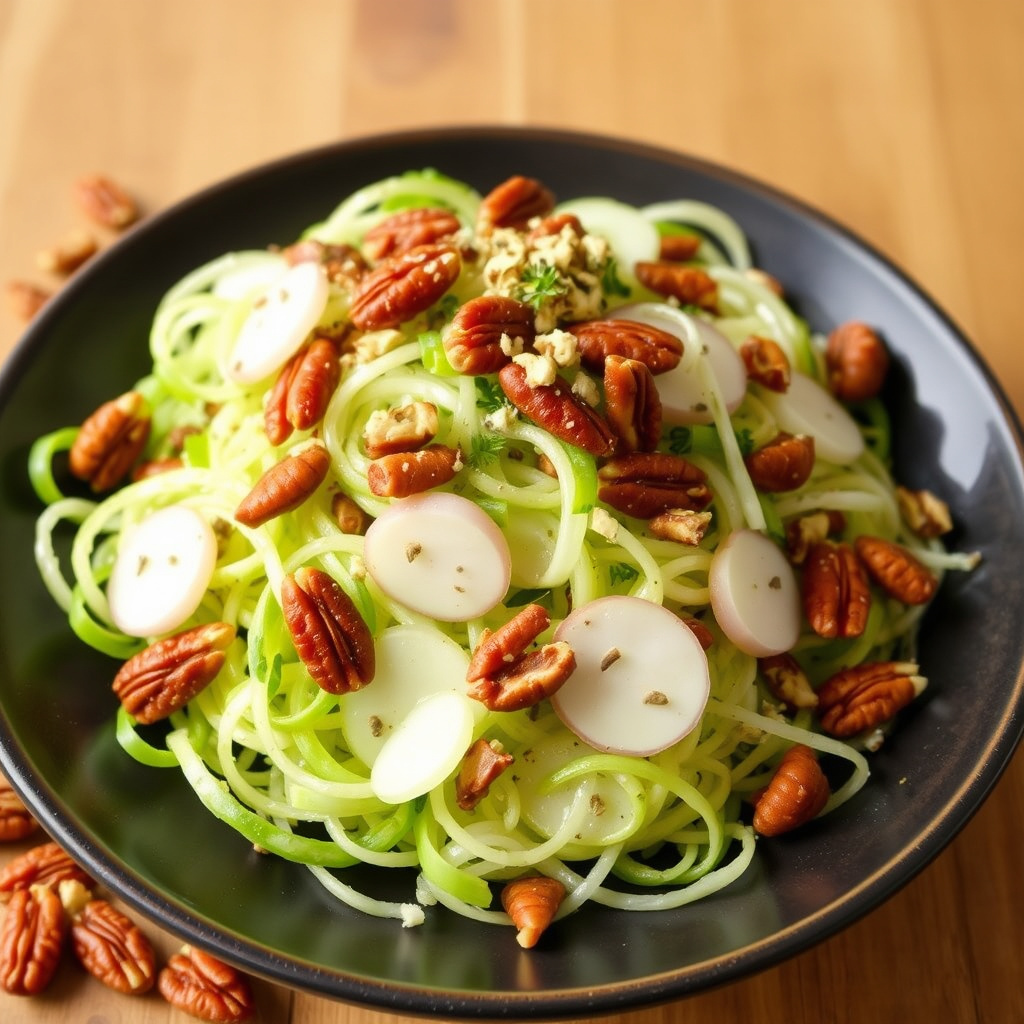 Sellerirot- og pekannøttsalat