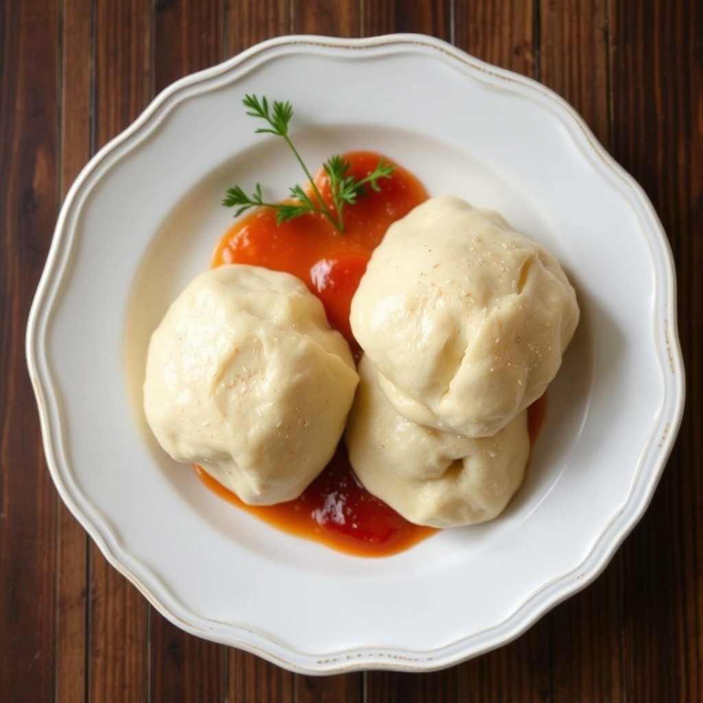 Semmelknoedel (brødknøler)