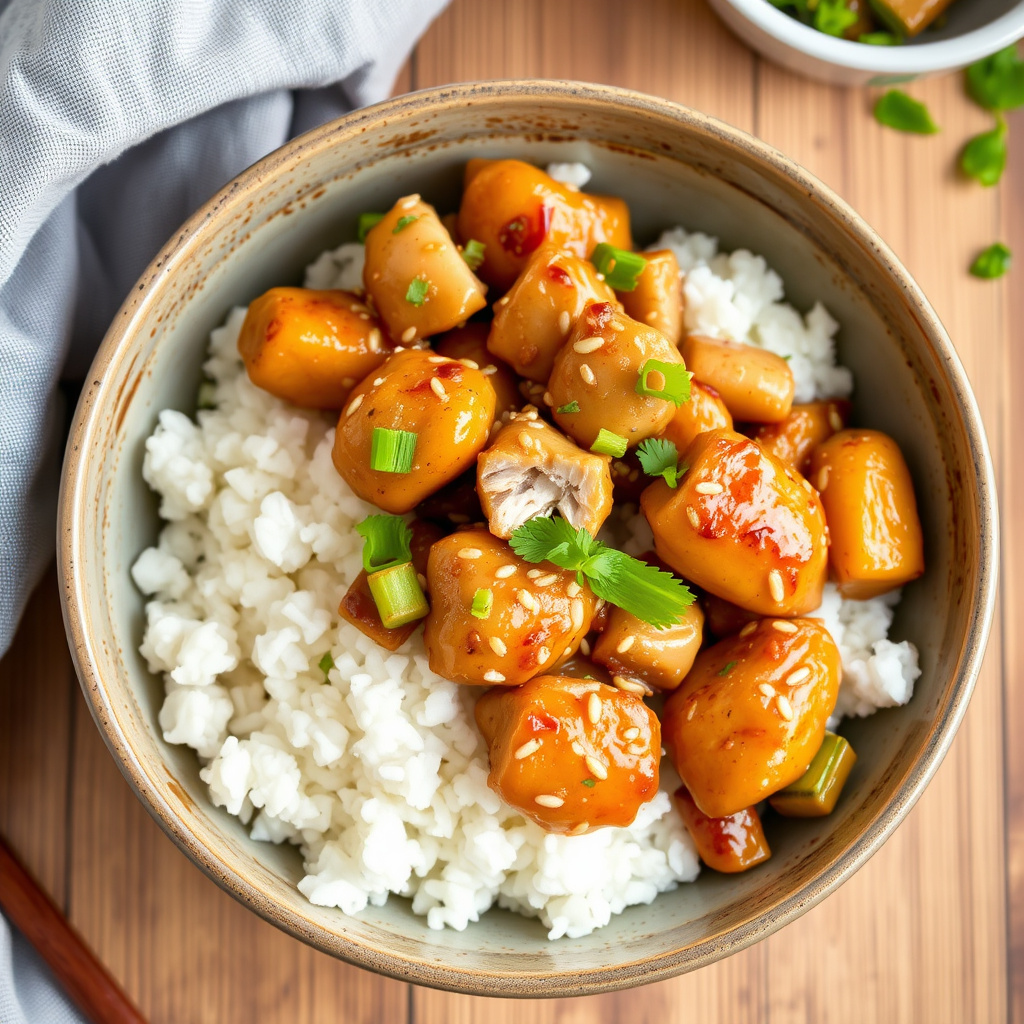 Sesam-ingefærkylling