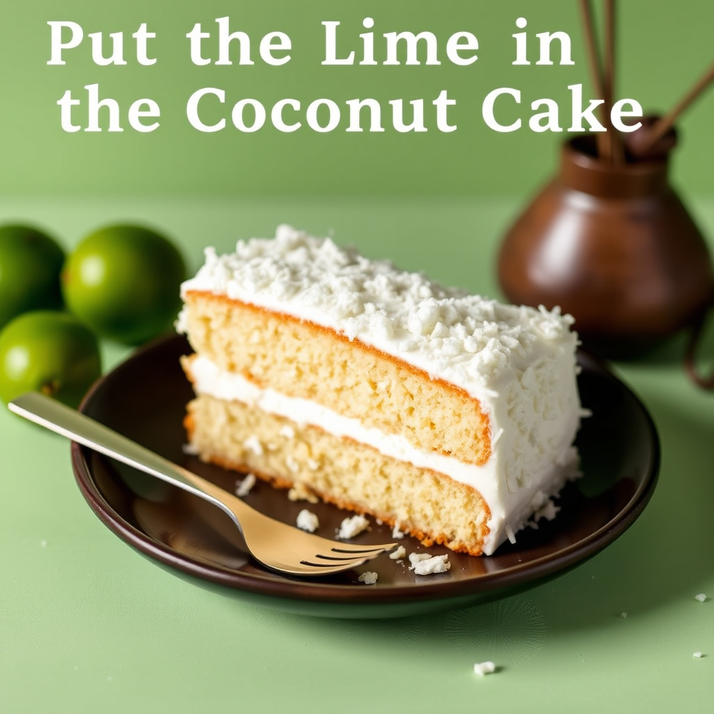 Sett lime i kokos-kaken
