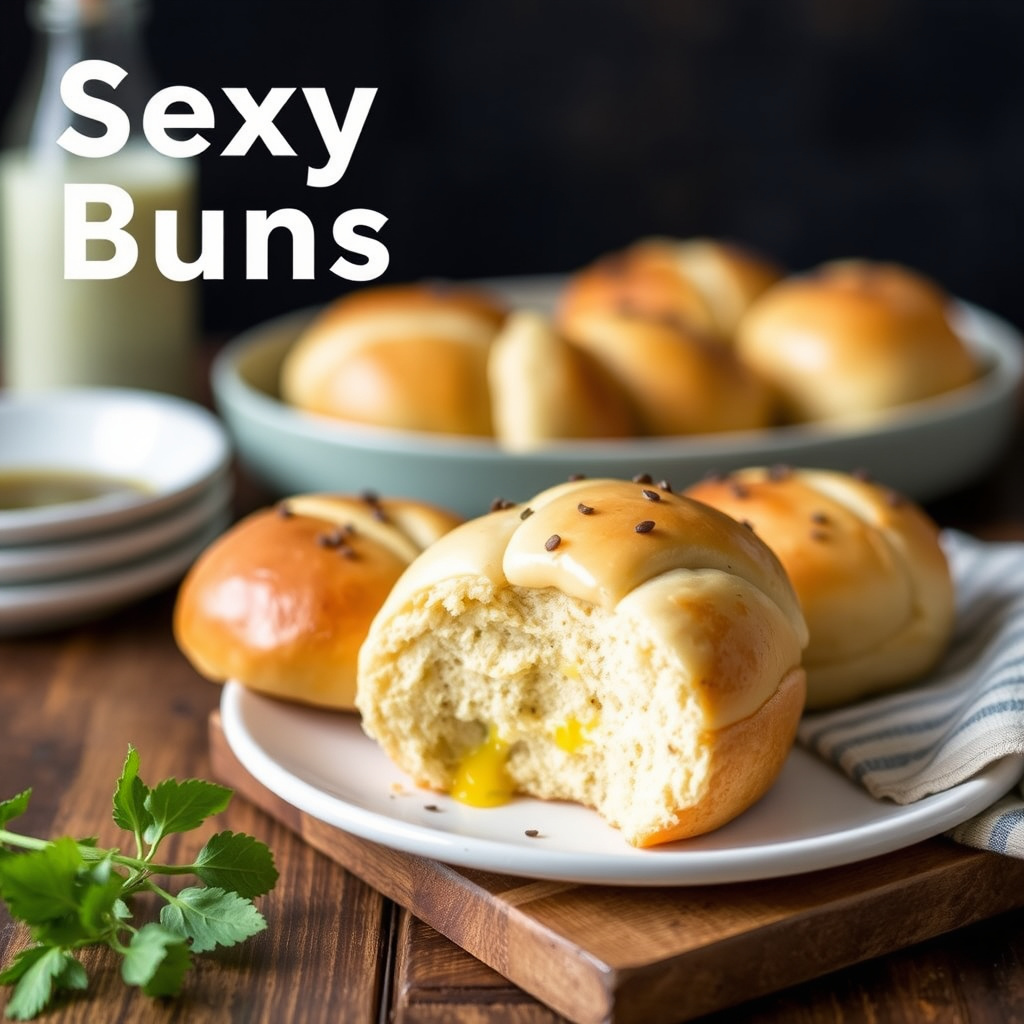 Svenske kardemommeboller med blåbær