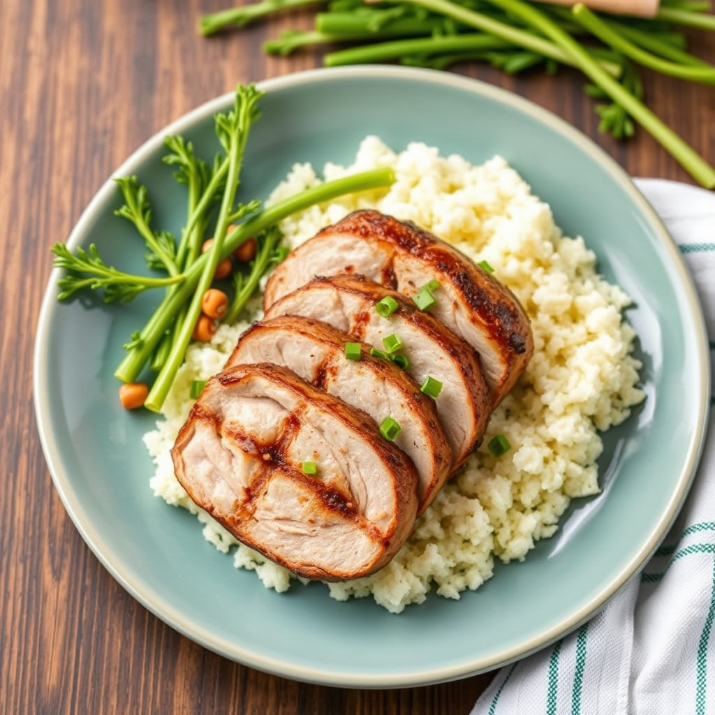 Sheilas grillede svinefilet