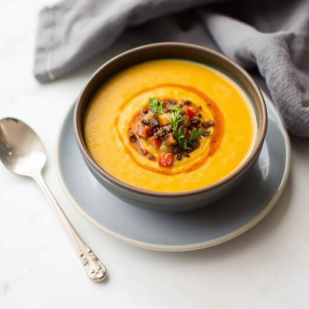 Sherried vintergresskarbisque