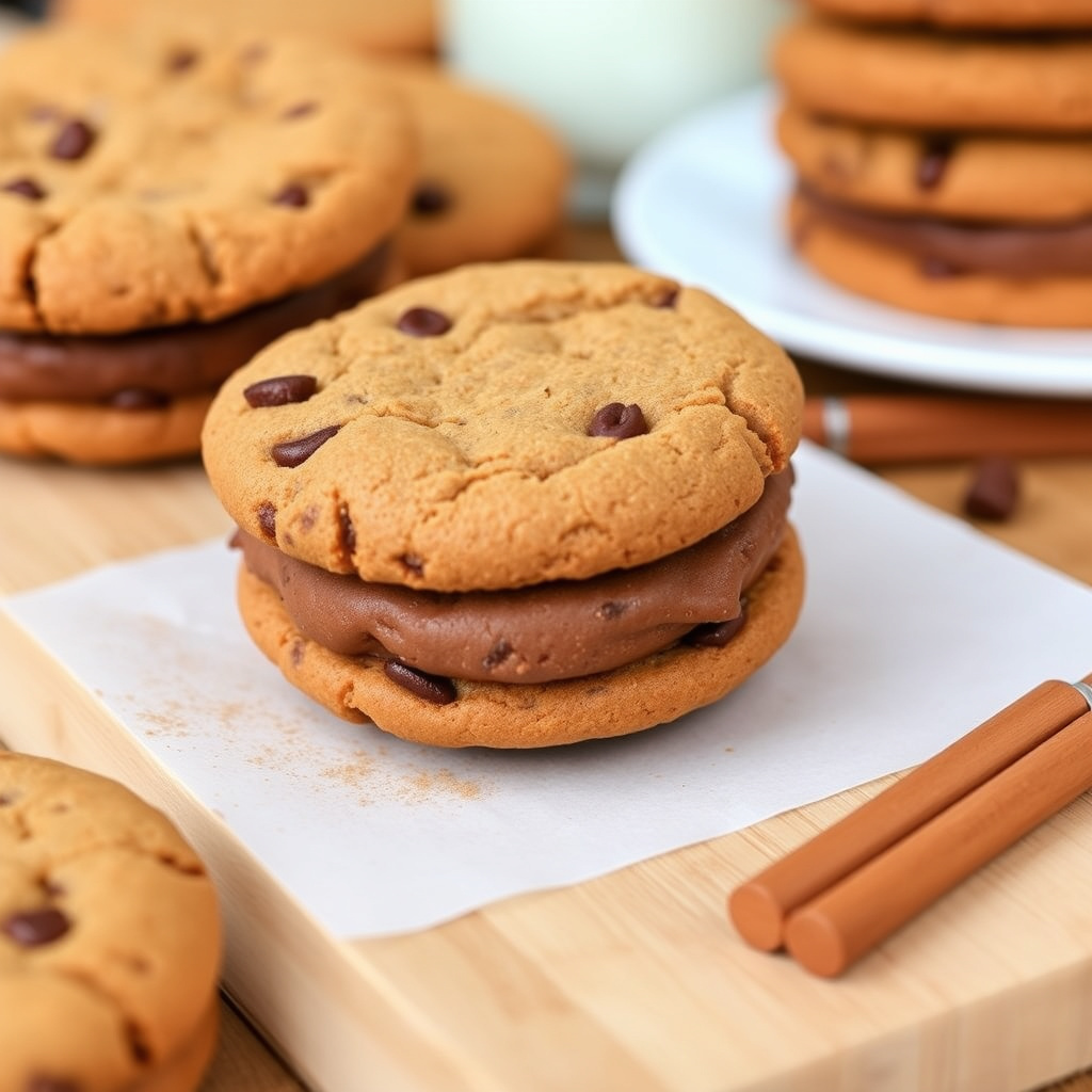 sirupskjeks med kremfyll