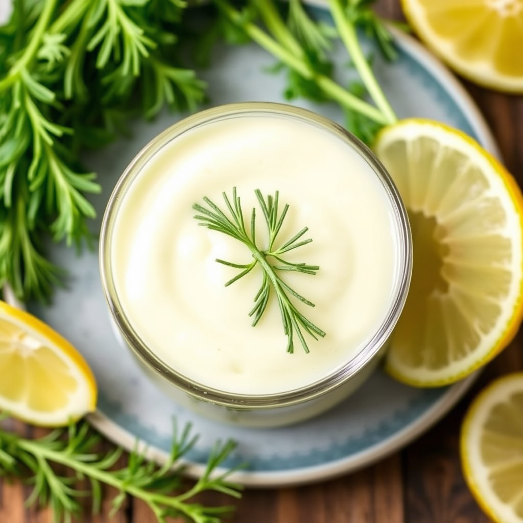 Sitron-dill cocktailsaus