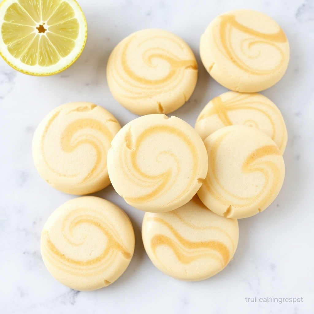 Sitron-ingefær marmorkaker