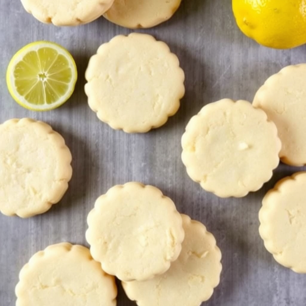 Sitron shortbread-kjeks