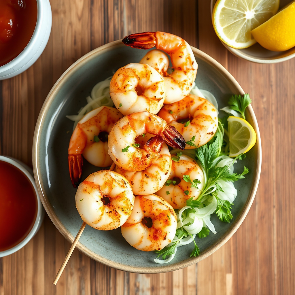 Sitrongress-spydede reker