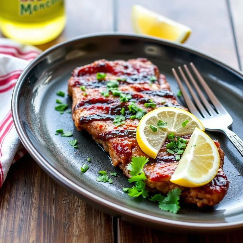 Sitronmarinert carne asada