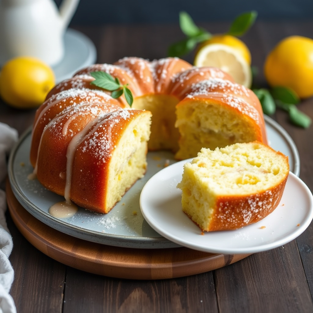 Sitronskake med olivenolje