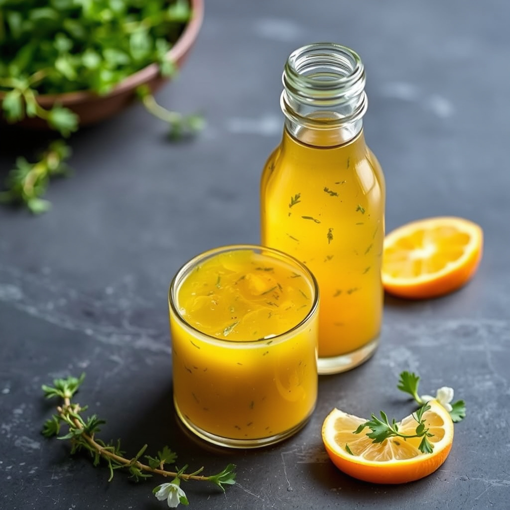 Sitrus- og timianvinaigrette