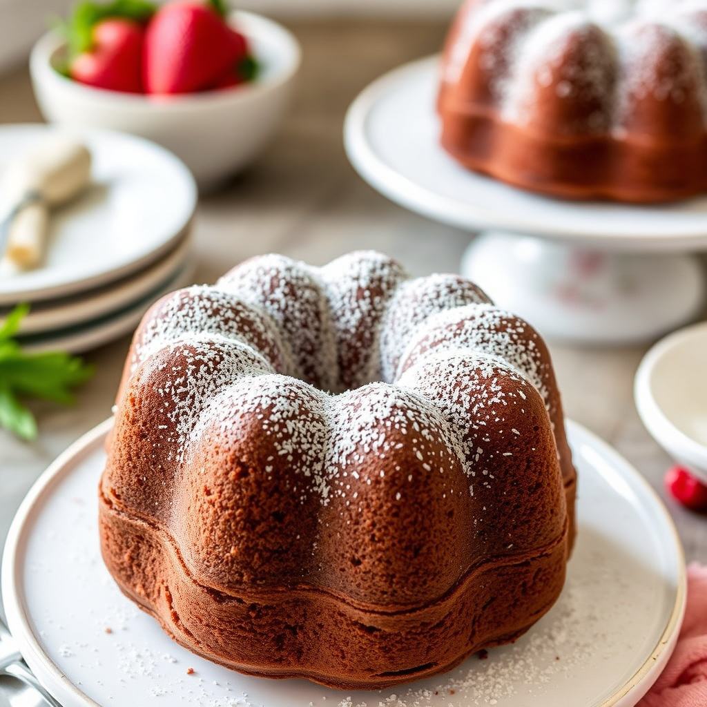 Sjokolade- og ingefærkake (Angel Food Cake)