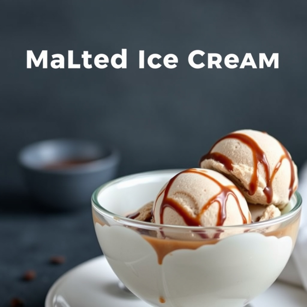 Sjokolade-malt iskrem