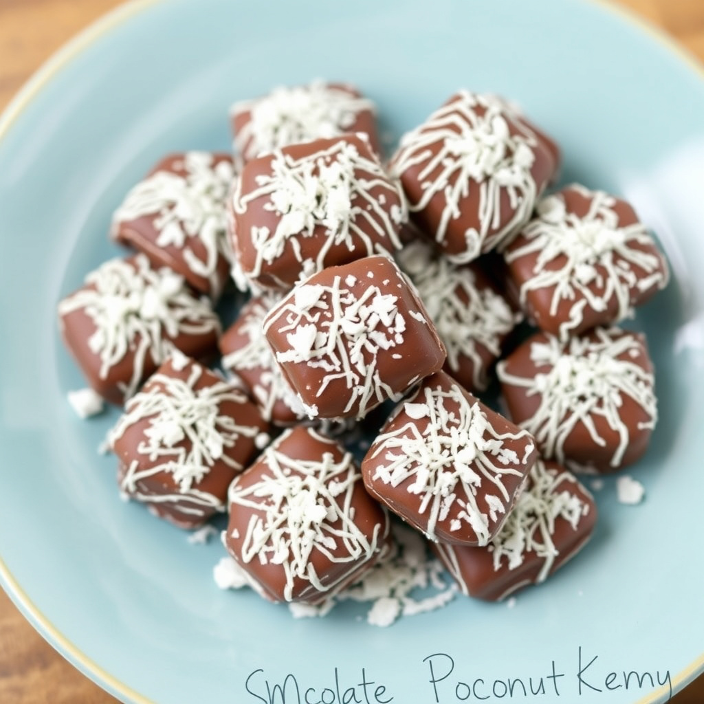 Sjokolade- og kokosgodteri