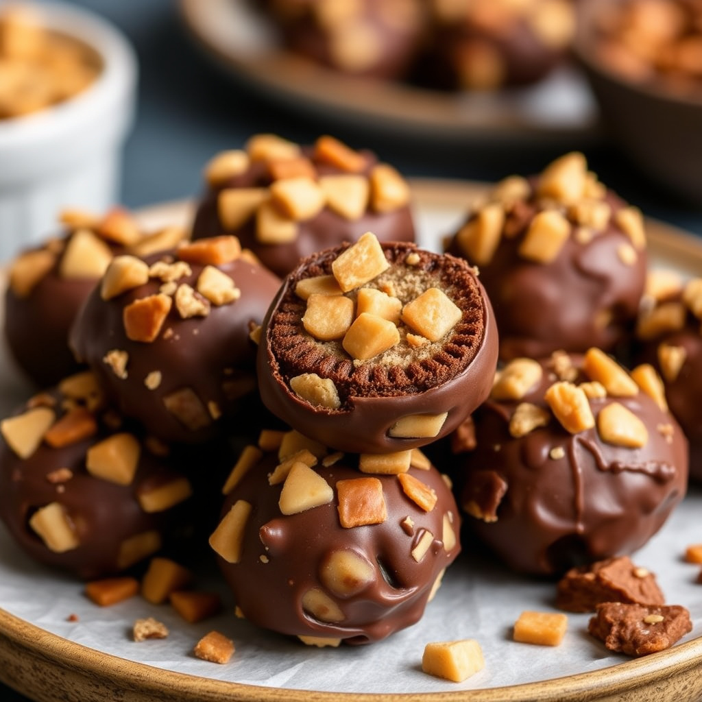 Sjokolade- og toffee-biter