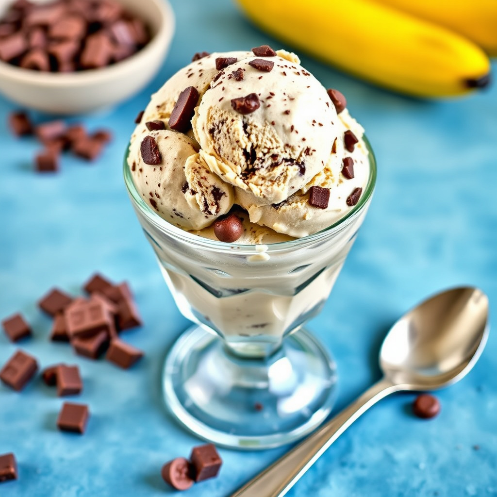 Sjokoladebanan-terning iskrem