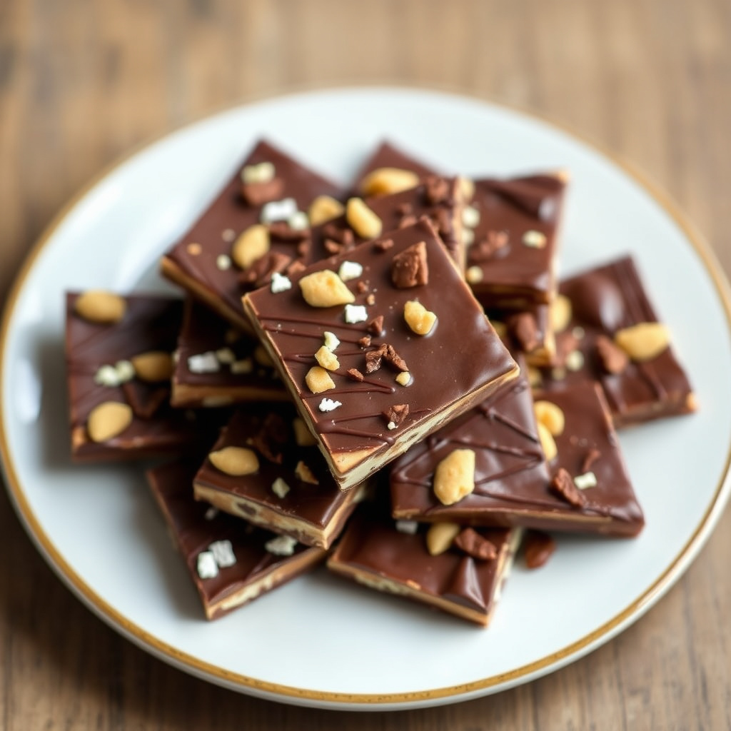 Sjokoladebelagt toffee