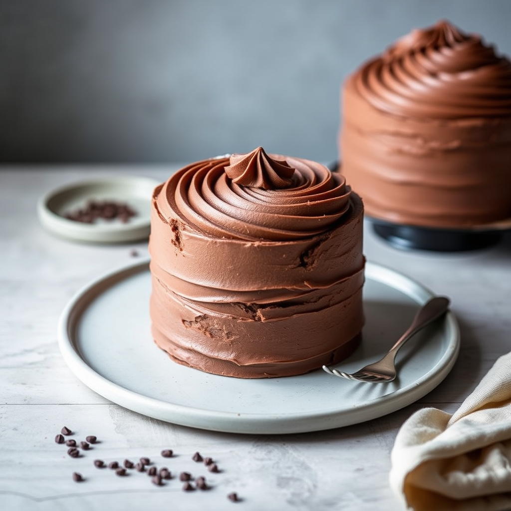 Sjokoladekake med malt sjokoladefrosting