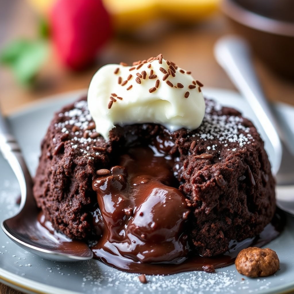 Sjokoladelava-kaker