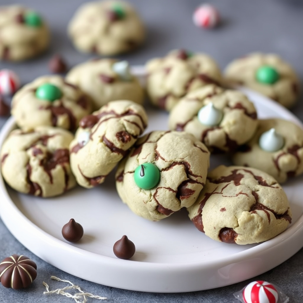 Sjokolademyntekjeks med peppermyntetopping