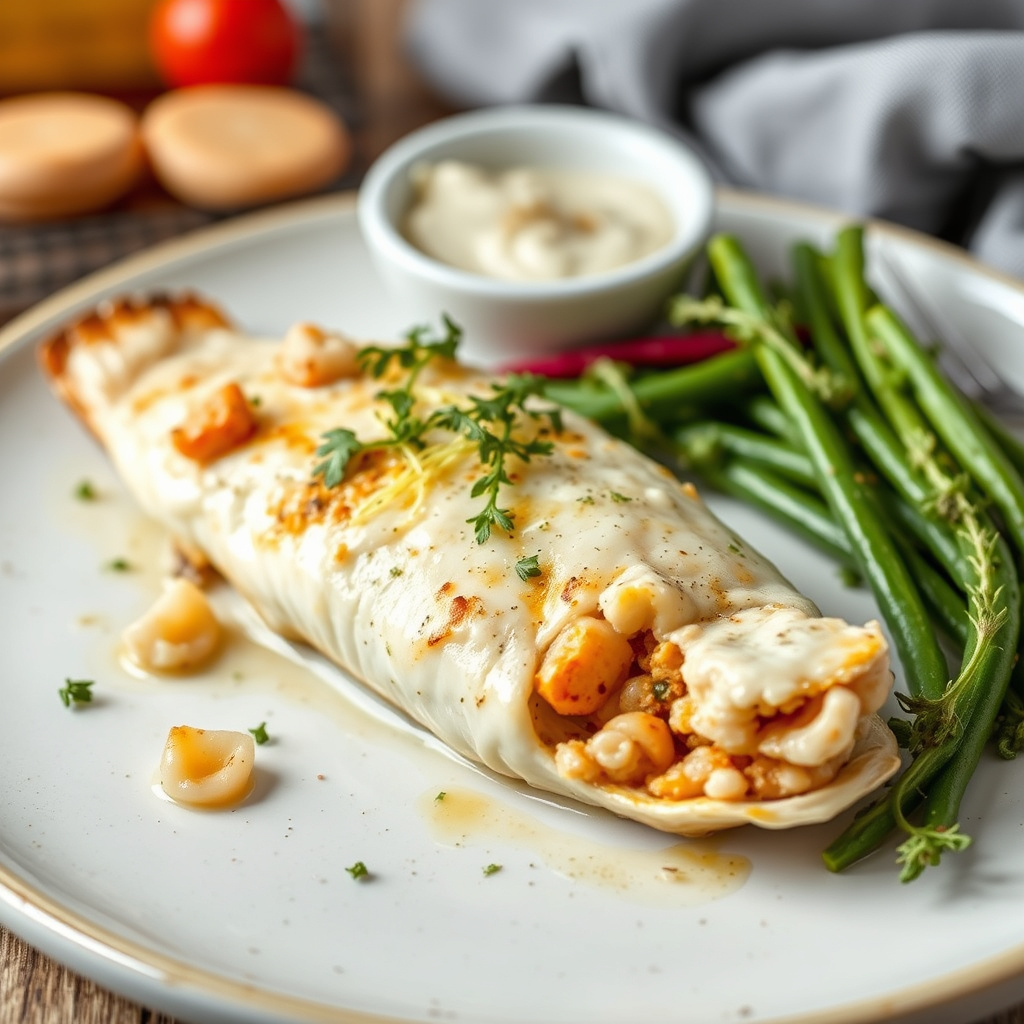 Sjømatfylt tungefilet