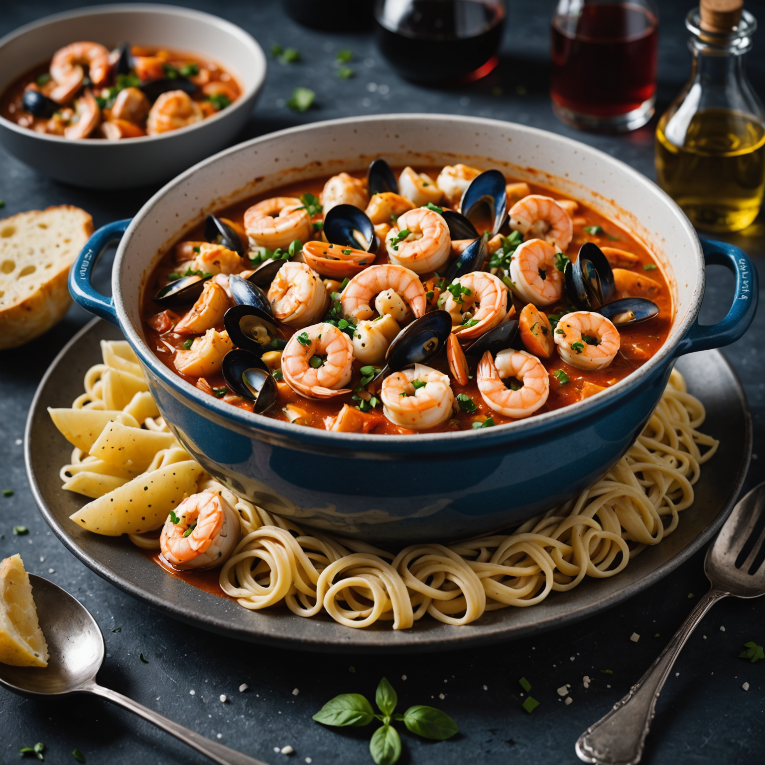 Sjømatgryte til pasta