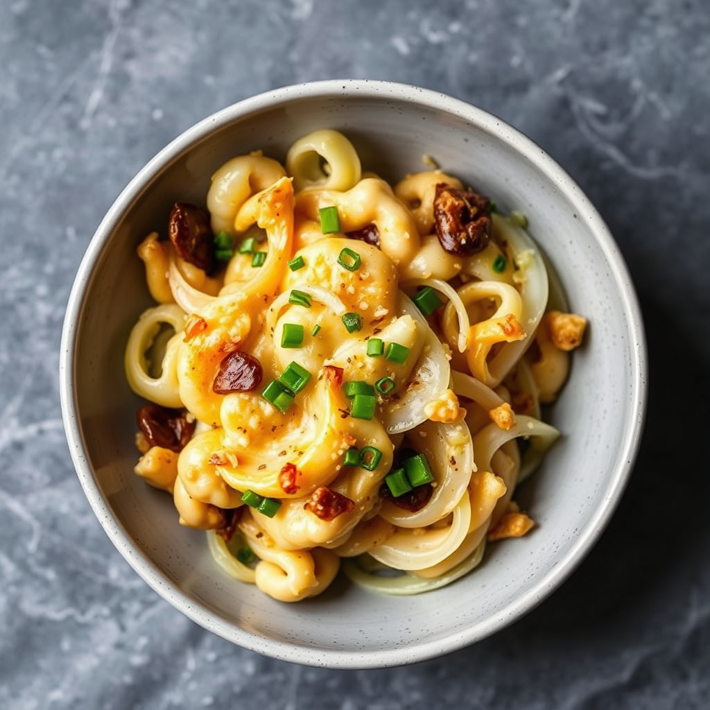 Gratinerte løk, purre og sjalottløk