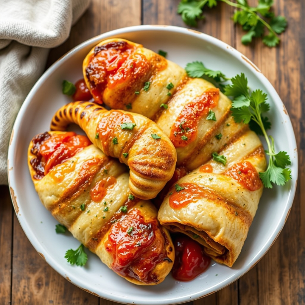 Slanger innpakket i et teppe