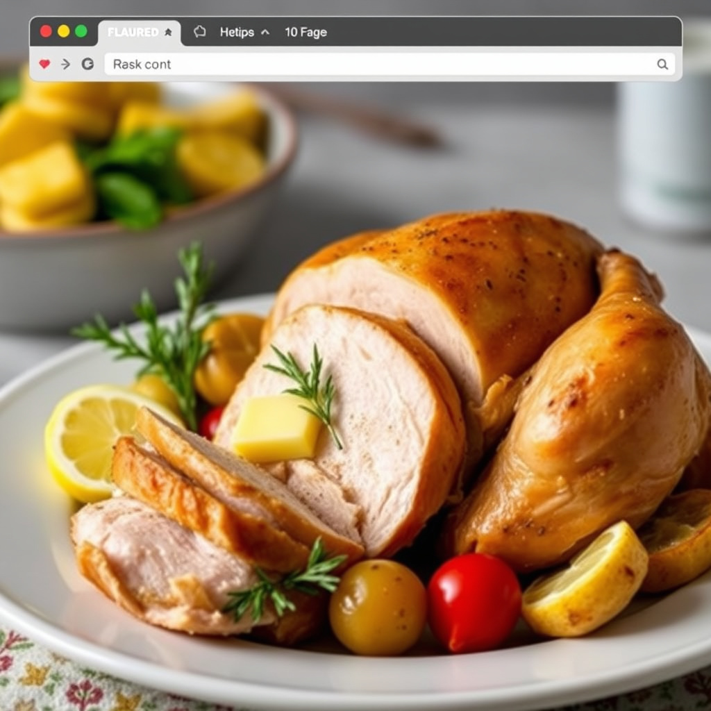 Smørinjisert kalkun