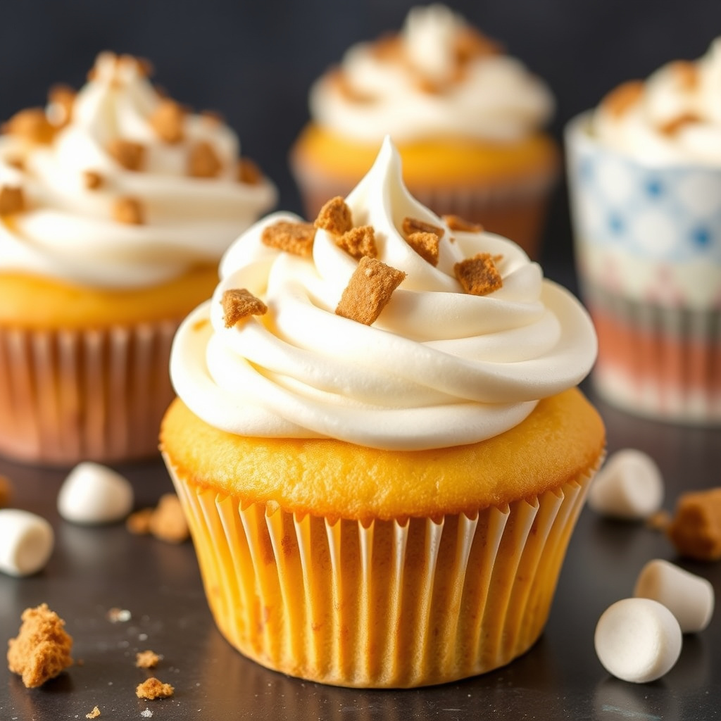 Solskinns S'more Cupcakes